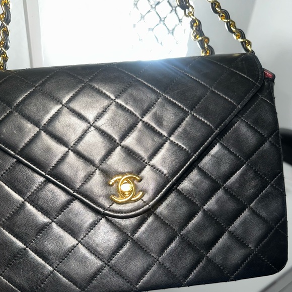 Chanel Quilted Classic Single Flap Envelope Style - Picture 1 of 11